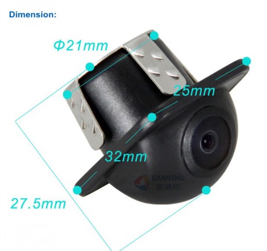 Universal Car Reverse Camera Fit for Reversing& Parking with 170 Wide View Angle&Waterproof