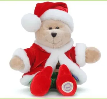 Wear a hat to wear clothes sitting Santa Claus gift