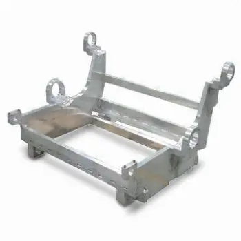 High-precision CNC Machining Part, Made of Al 2024 Material, Sized 1,612 x 1,236 x 969mm