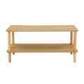 Elegant Modern Coffee Table with Dual Square Structure