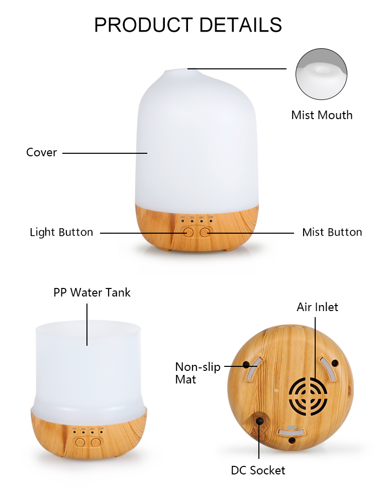 300ml Cute and colorful aroma diffuser-5