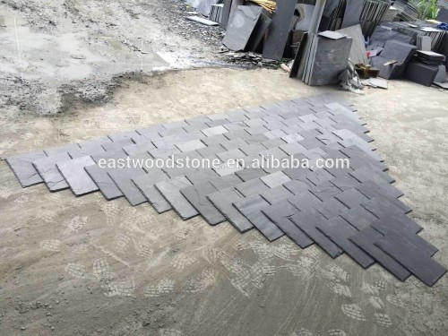 black slate roofing