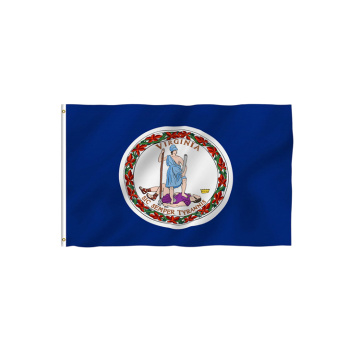 Custom Breeze Virginia State Flag with Brass Grommets