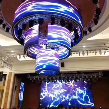Customized Curved HD LED Video Wall for Indoor Advertising