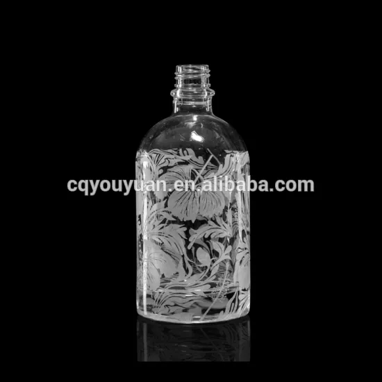 Customized decorative glass bottle reed diffuser 350ml