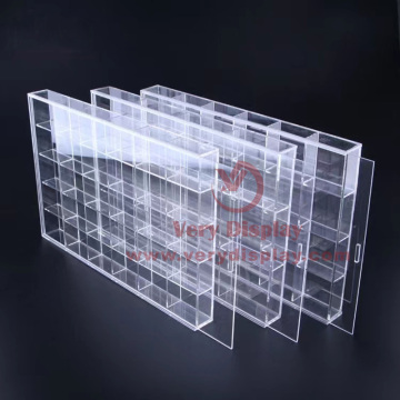 Organizador de caja de almacenamiento de plexiglás de Plexiglass hecho a mano