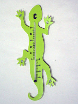 Green Gecko suction weather thermometer