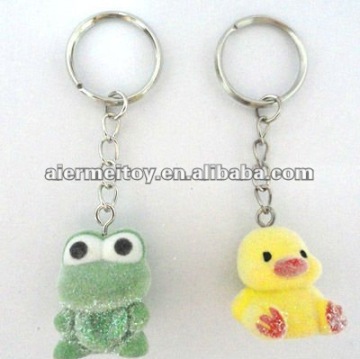Promotional Frog and Chicken PlasticKey Chain