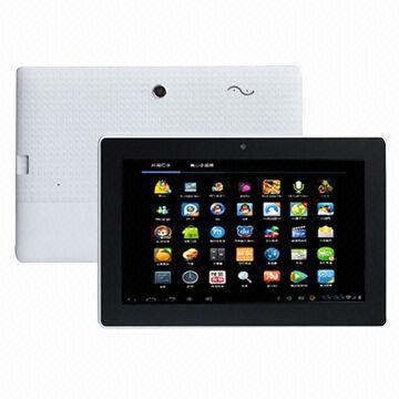 7" 1,024x768 Pixels Quad-Core Tablet PC, Capacitive Touch Screen, Support Wi-Fi/Bluetooth/3G Dongle