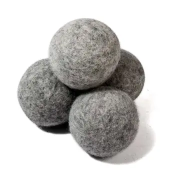 Customizable 100% Natural Felt Ball Wool Dryer Balls for Eco-Friendly Laundry Drying
