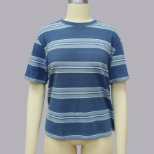 blue and white striped t shirt