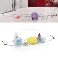 Erweiterbarer Chrom Badewanne Caddy Rack, Duschschale Badewanne Caddy