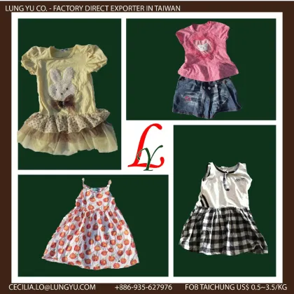 Wholesale Africa used clothing bales from Taiwan