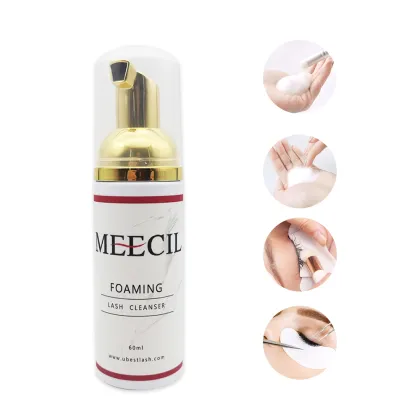 Make Your Own Lash Shampoo Kit: Cleanser Foam Pump, Eyelash Shampoo Bottles, Velvet Classic Mink