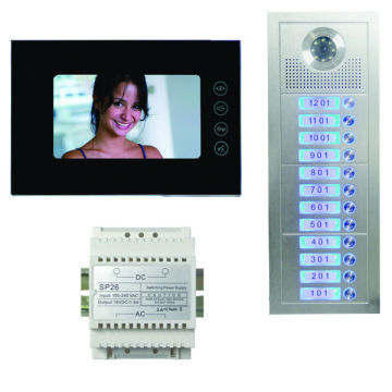 Picture memory and name holder, multi apartments video door phone