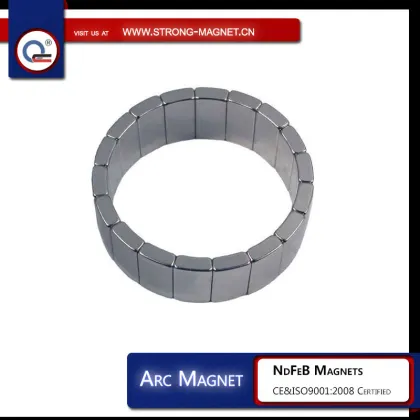 Arc neodymium magnet arc ndfeb motor magnet
