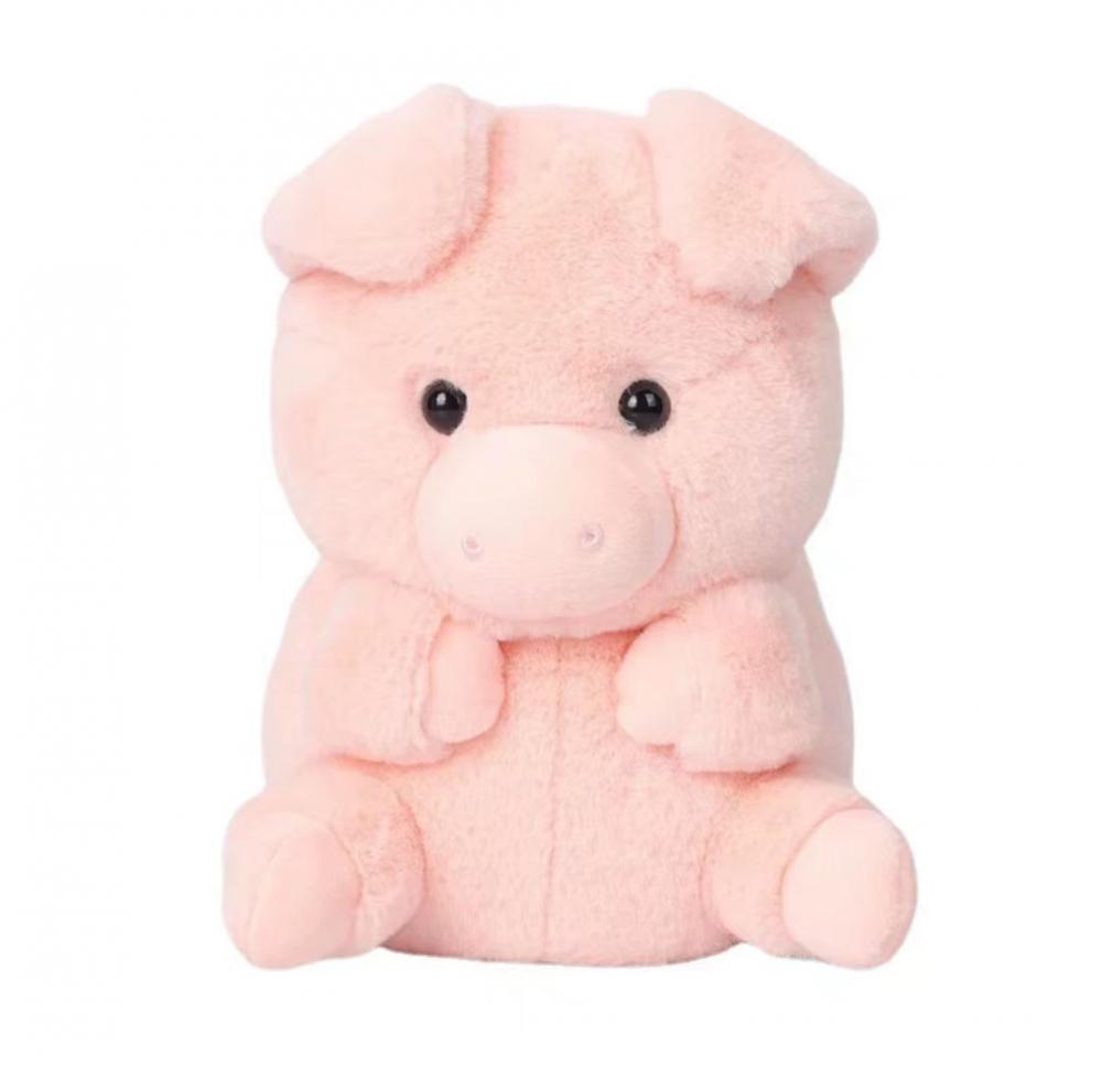 Pink piglet plush toy