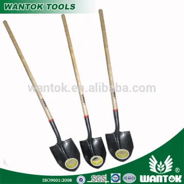 48" Wooden Handle Pointed Shovel S518LB