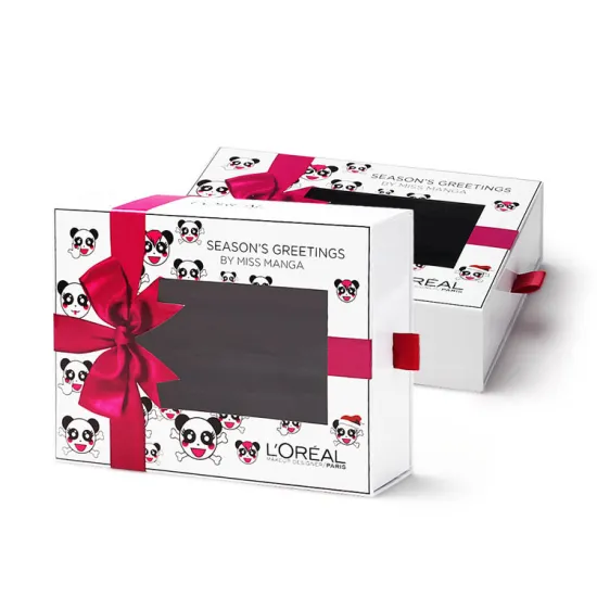 Printing Drawer Type Paper Gift Packaging Storage Box