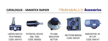 VAMATEX LIMITED SWITCH PICK-FINDING POTENTIAL DEVICE