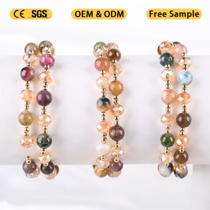 Tourmaline Bead Bracelet Fashion Jewelry