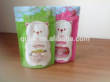 Custom printed plastic potato chips packing bag with zipper lock