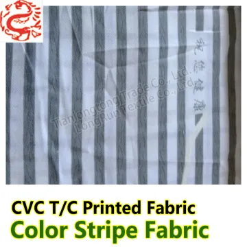 printed stripe medical uniform fabric & hospital bed sheet fabric