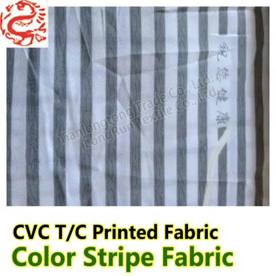 printed stripe medical uniform fabric & hospital bed sheet fabric