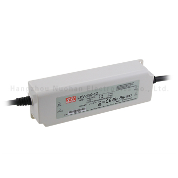 Mean Well LPV-150-12 150W 12V LED Driver - Waterproof LED Power Supply