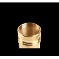 Brass Faucet Valve Housing by CNC