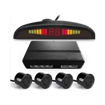 Waterproof Car Parking Sensor System with Buzzer and LED Display