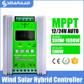 Controlador de carga híbrida de viento solar MPPT PWM