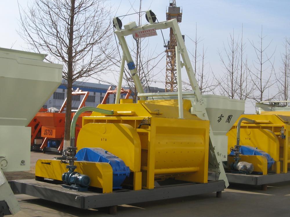 High performance electric concrete mixer