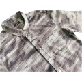 Men Casual Cotton Camouflage Print Long SLeeve Shirt