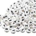 DIY Ceramic Beads Alphabet Beads 8 мм