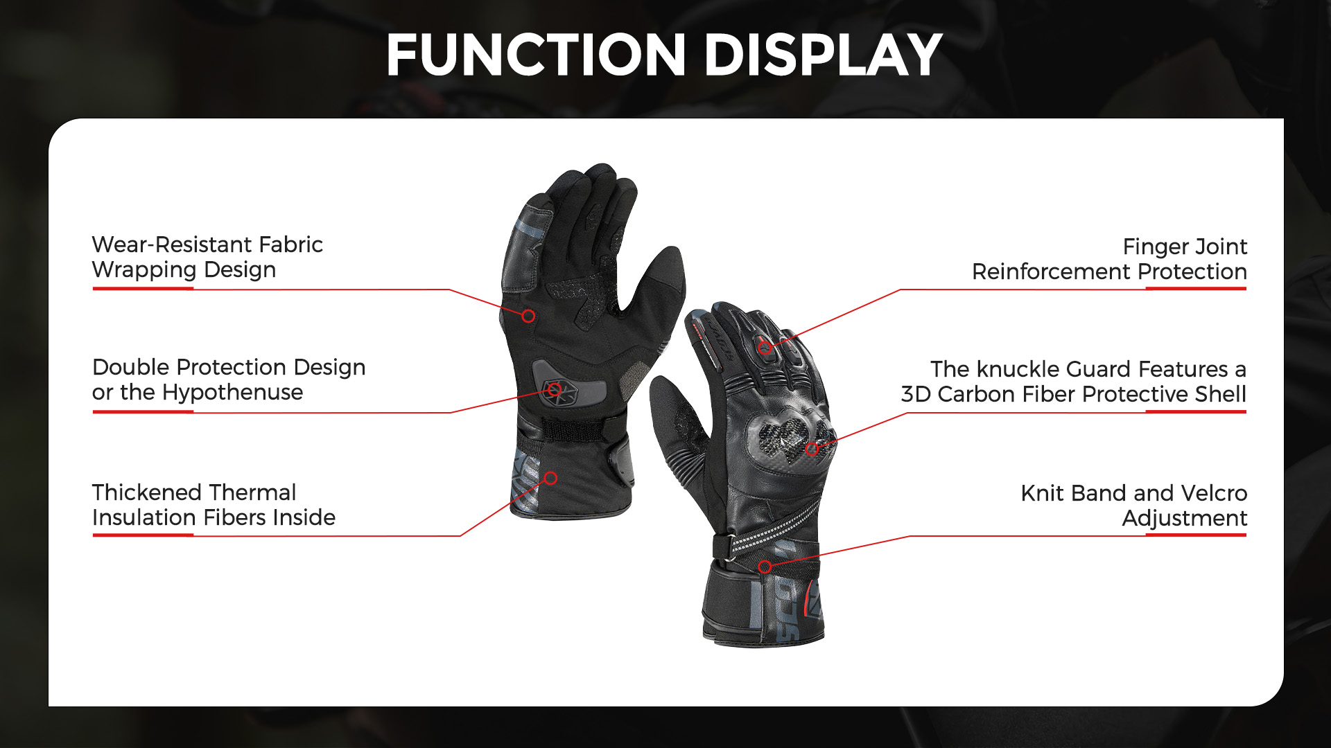 warm motorbike gloves
