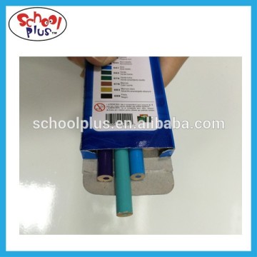 Factory price 6pcs round wood color pencil for kids