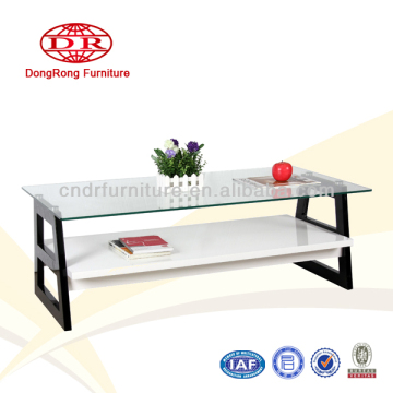 clear glass top coffee table