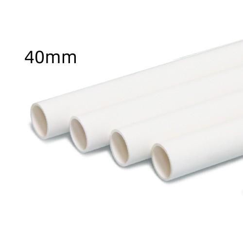 40 mm PVC -buisfittingen voor elektrische bescherming