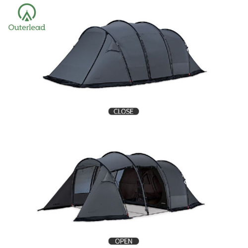 Acampamento ao ar livre portátil ripstop tenda externa anexável