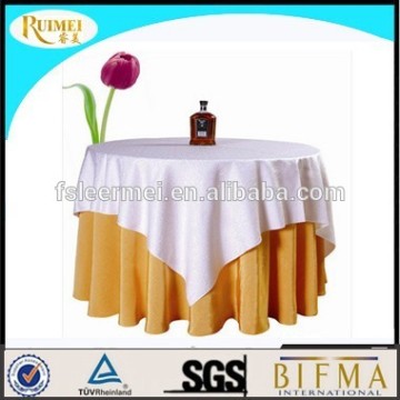 hotel table cover Gold Classy Polyestery Cover With Sash banquet table cover I001