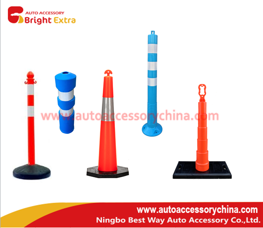 Reflective Road Safety Plastic Bollard 1