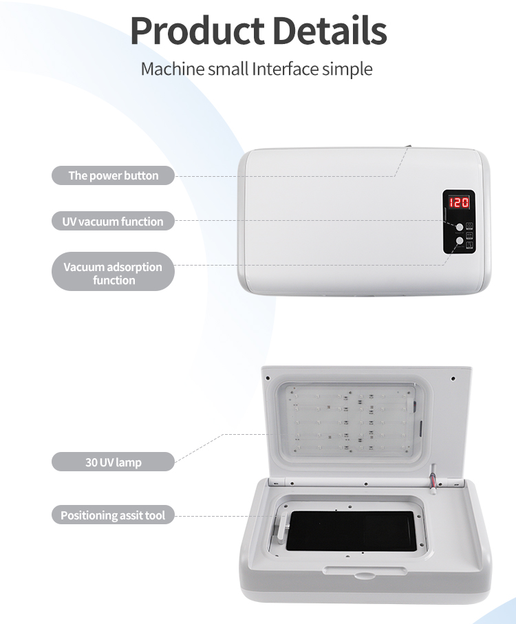 Automatic vacuum UV machine