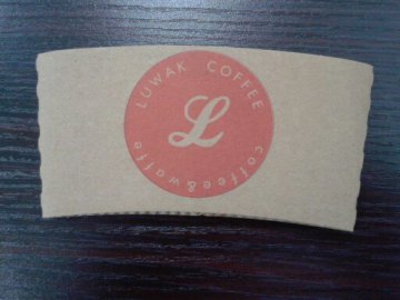 2013 eco-friendly wholesale disposable printed paper coffee cup sleeve