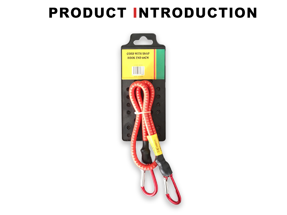 Heavy-Duty Elastic Cord with Snap Hooks x