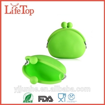 Lovely Soft Round Silicone Keys Change Coin Purse Bag Pouch