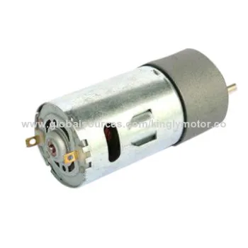 Permanent magnet brush DC motor, high torque with 37mm metal gear box