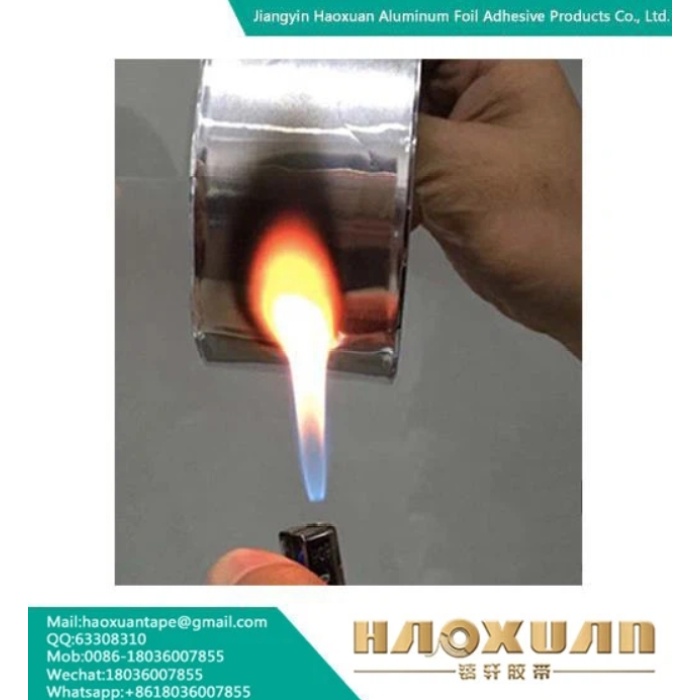 Ruban de papier d'aluminium non inflammable