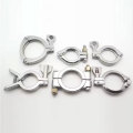 Stainless steel three-section clamp