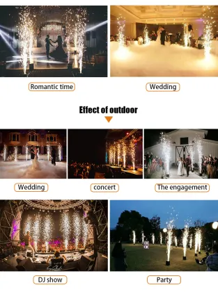 Cold Spark Machine 600W DMX Mini Spark Machine for Wedding Stage Effects